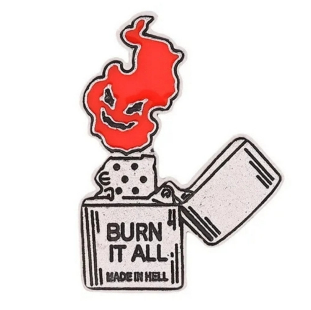 🔥 Burn It All Lighter Pin